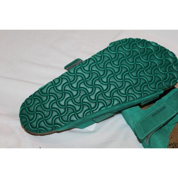 BIRKENSTOCK Uji Slide Sandal Digital Green Genuine‎ Leather Men - Picture 7 of 7